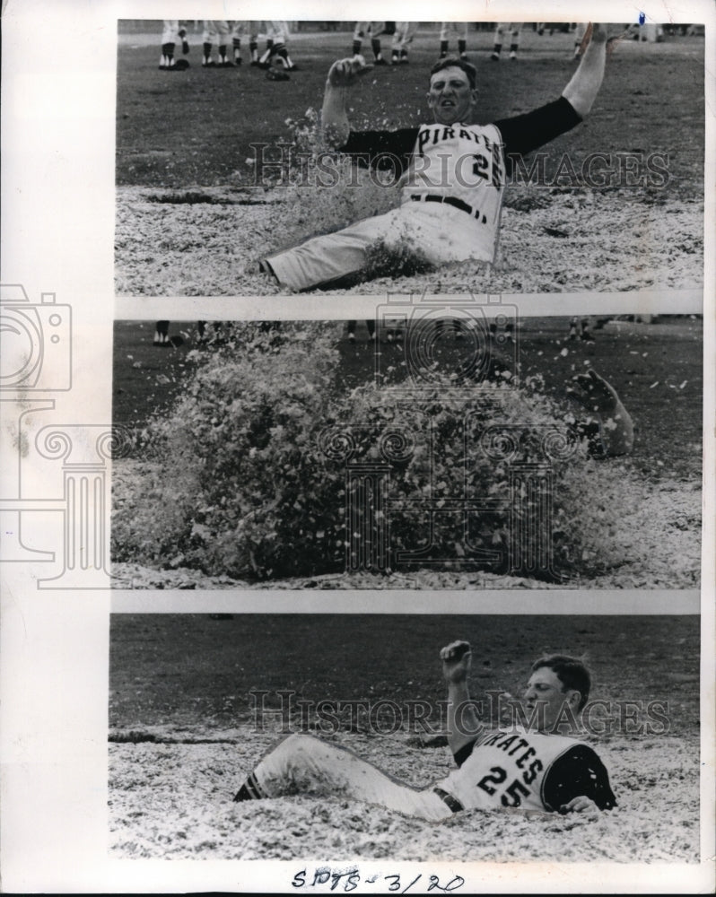 1969 Press Photo Bradenton Fla Bob Robertson at Pirates spring training - Historic Images