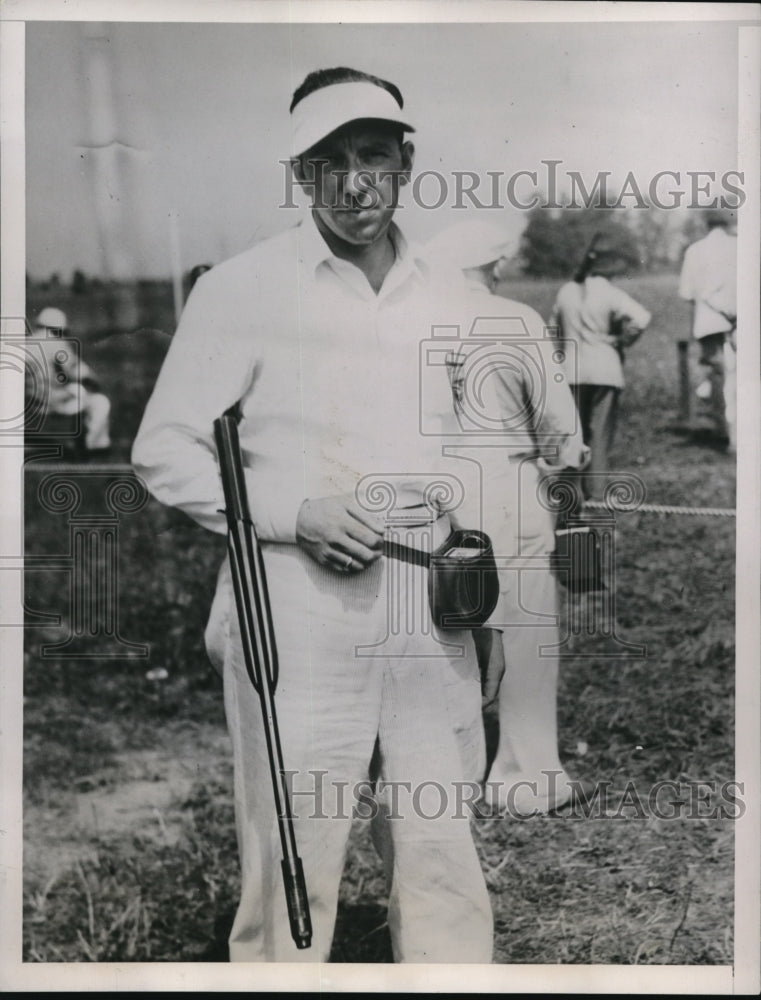 1937 Press Photo Don Sperry at National Skeet tournament at Detroit - nes19361 - Historic Images