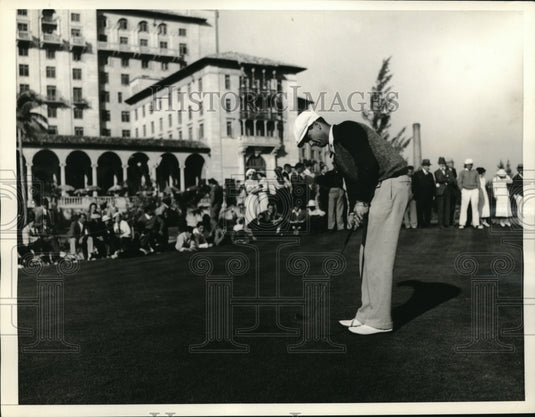 1935 Press Photo Carl Dann wins Colonel Henry L Doherty amateur trophy - Historic Images