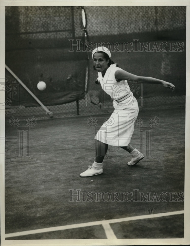 1933 Press Photo Billie Worth at Women's Annual Metropolitan Championship in NY - Historic Images