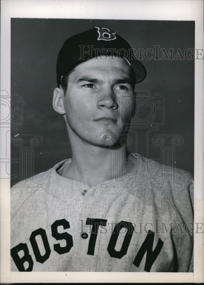 1949 Press Photo Sarasota Fla Red Sox pitcher C Stobbs - nes19948 - Historic Images