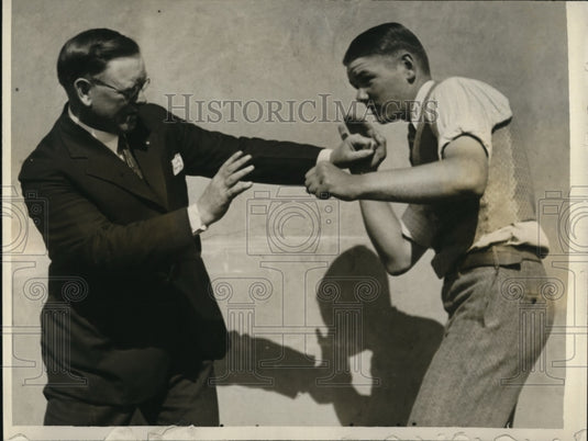 1928 Press Photo Frederick R Wedge with son Hugh in California - nes20065 - Historic Images