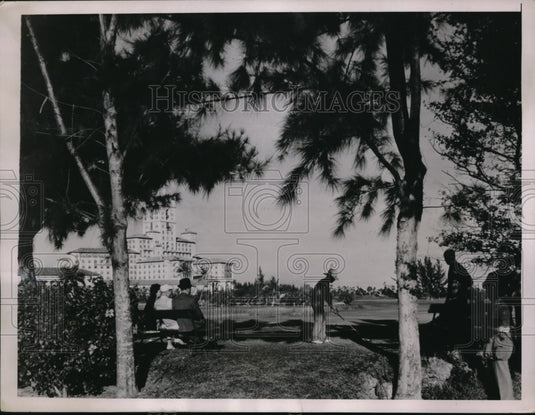 1936 Press Photo Bill Melhorne at the Miami Biltmore Open Championship - Historic Images
