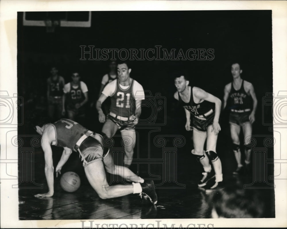 1941 Press Photo NYC LI Univ Sol Schwartz vs Westminster Coolege - nes20271 - Historic Images