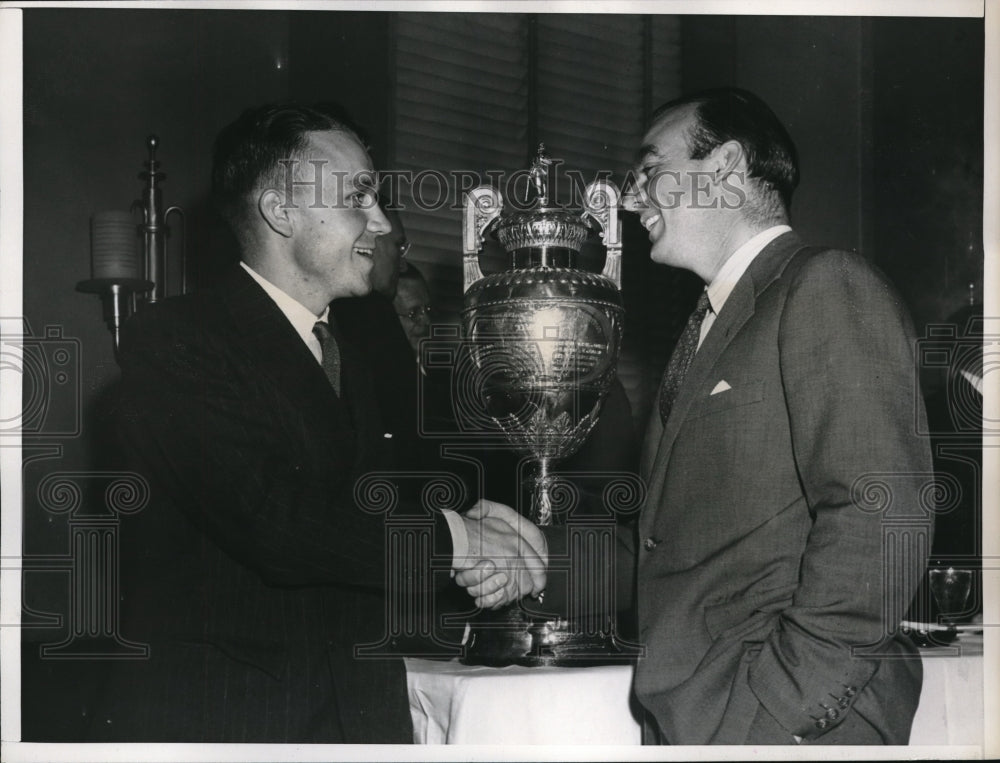 1938 Press Photo Charles Yates British amateur champ &amp; Walker Cup - nes20951 - Historic Images