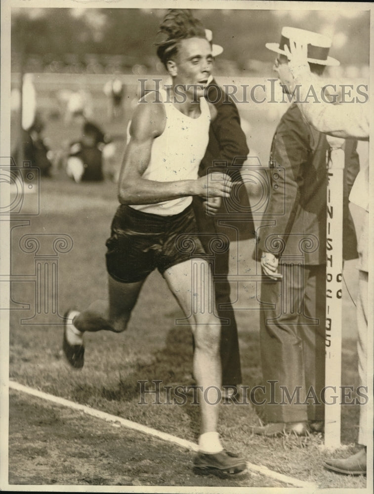 1922 Press Photo Elmer Prim wins 5 mile race in Newark - nes21216 - Historic Images