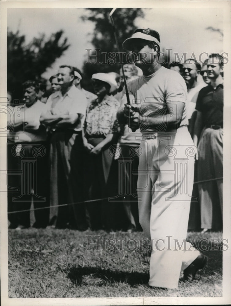 1931 Press Photo Chicago Jimmy Demaret at Tam O&#39;Shanter Open golf - nes21300 - Historic Images