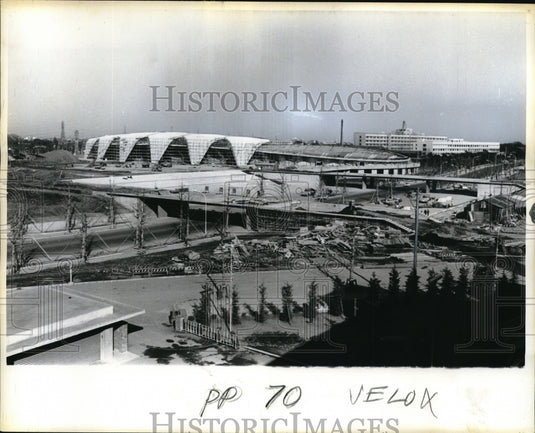 1964 Press Photo Toyko Japam Athletic Stadium for Olympics - nes21476 - Historic Images