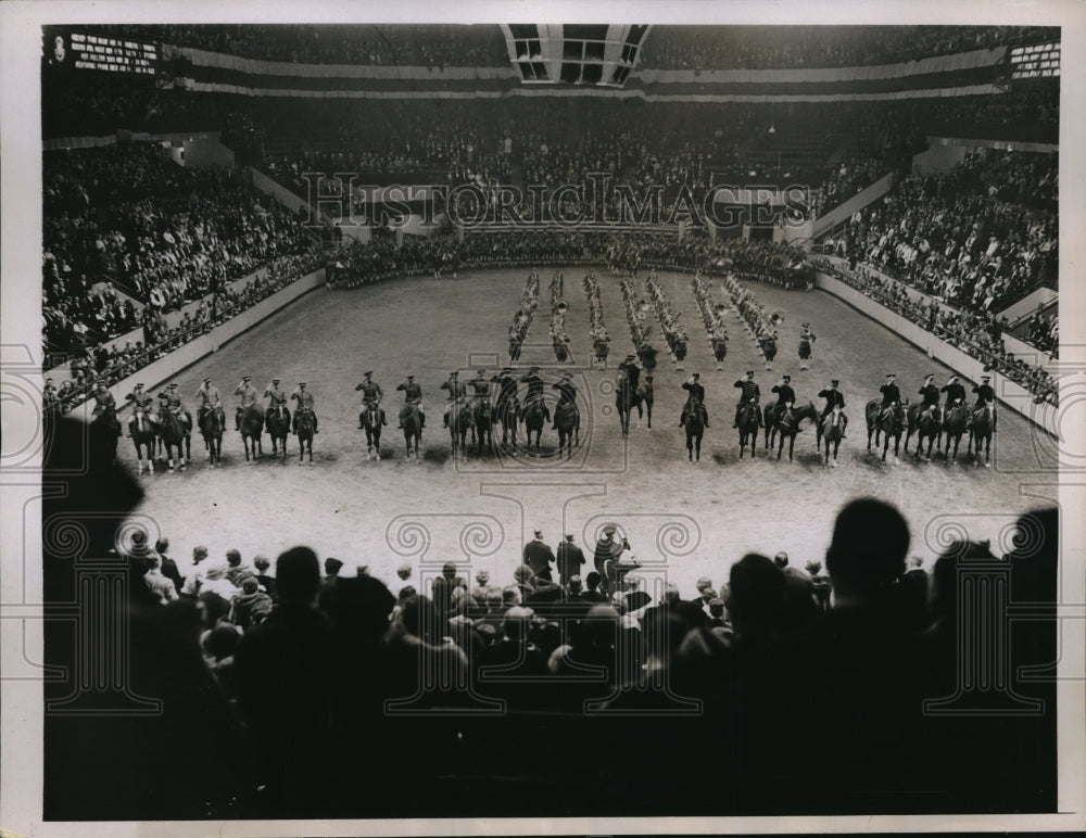 1935 Press Photo Madison Square Garden NY National Horse Show - Historic Images