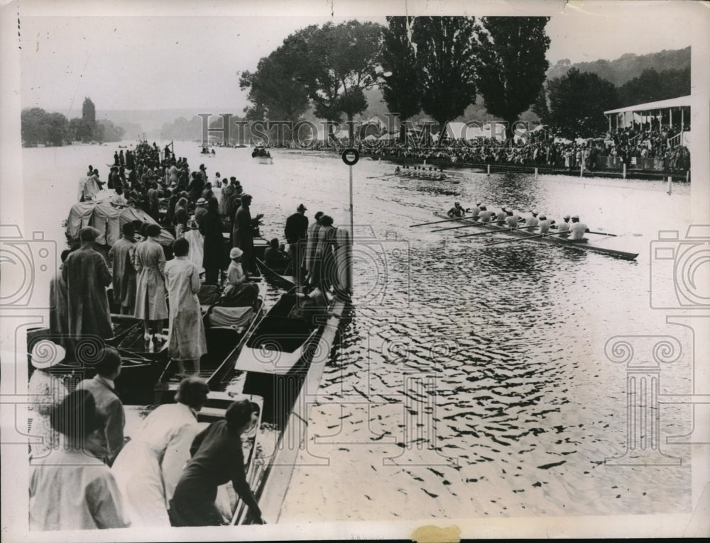 1936 Press Photo Japanese crew in Henley England crew regatta - nes21582 - Historic Images