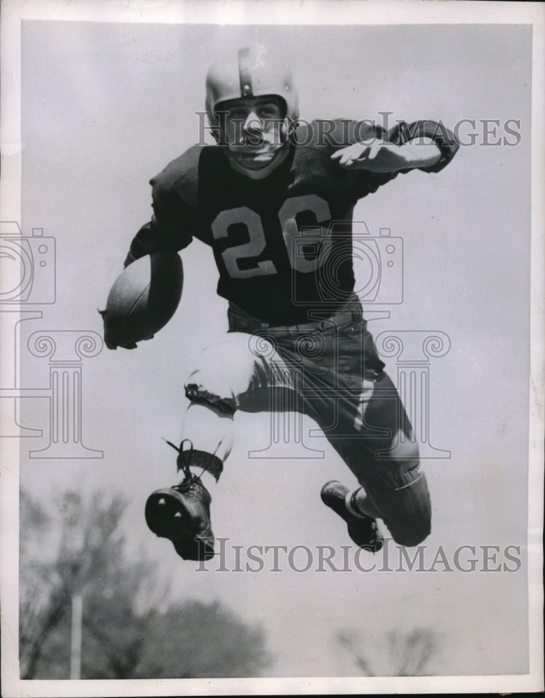 1950 Ronnie Clark Illinois football halfback-Historic Images