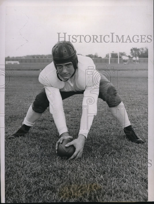 1937 Press Photo Patrick F McCarty with the Fighting Irish - nes22836 - Historic Images