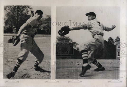 1948 Press Photo Kenneth Thompson Pitcher at Windsor North Carolina High School - Historic Images