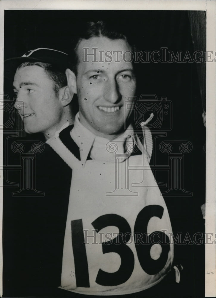 1939 Press Photo Reidar Andersen , ski jumping champion of Norway - nes23733 - Historic Images