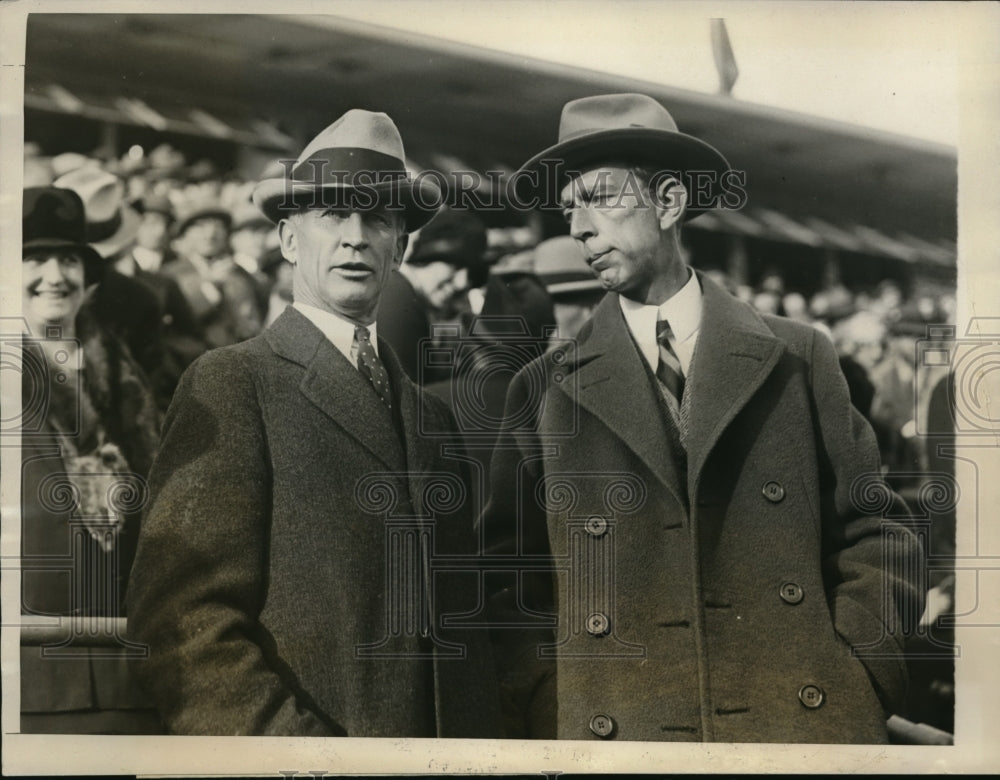 1927 Press Photo Prince William of Sweden & Max MAson pres of Chicago U - Historic Images