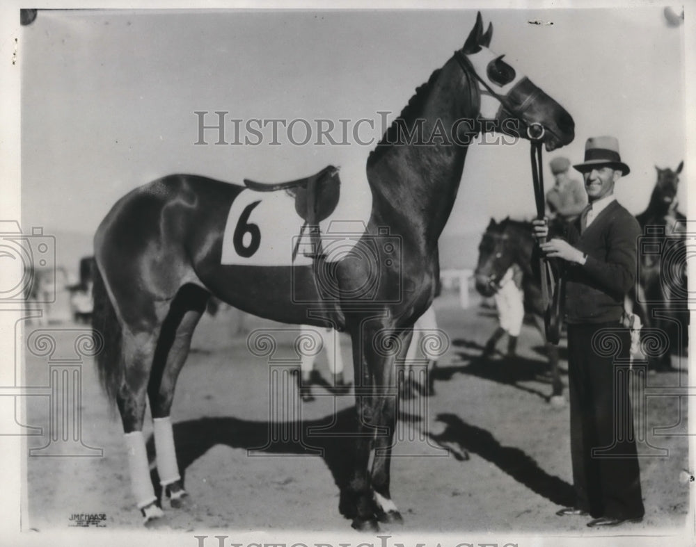 1934 Press Photo Boardwalker candidate for Caliente races - nes25216- Historic Images