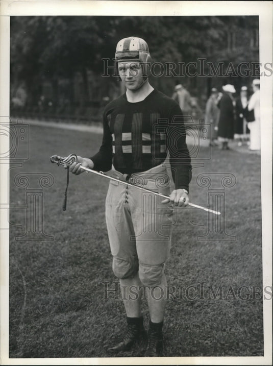 1935 Press Photo Cadet Joseph T Stancook Brooklyn football capt - nes25628 - Historic Images