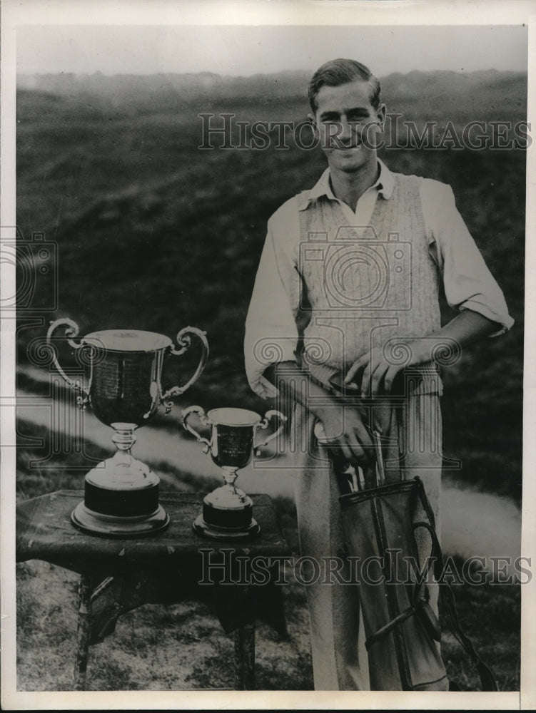 1935 Press Photo George Staddon at Sr Artisans Golf Championship - nes26179 - Historic Images