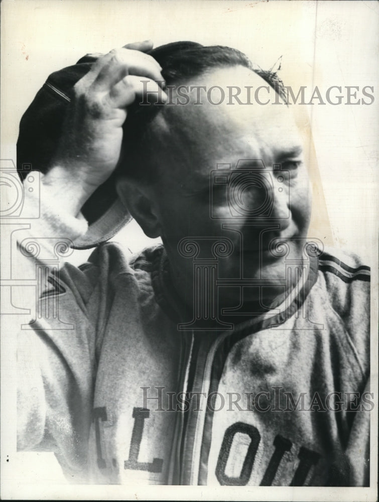 1939 Press Photo Fred Haney of the St Louis Browns - nes26989- Historic Images
