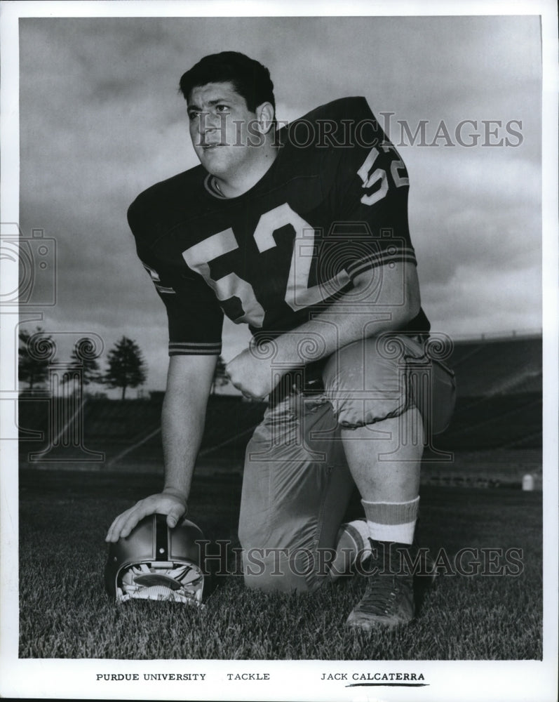 1966 Press Photo Purdue University tackle Jack Calcaterra - nes27034- Historic Images