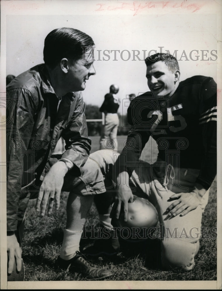 1946 Press Photo West Point NY Coach Earl Red Blaik &amp; Tom McWilliams - nes27167 - Historic Images