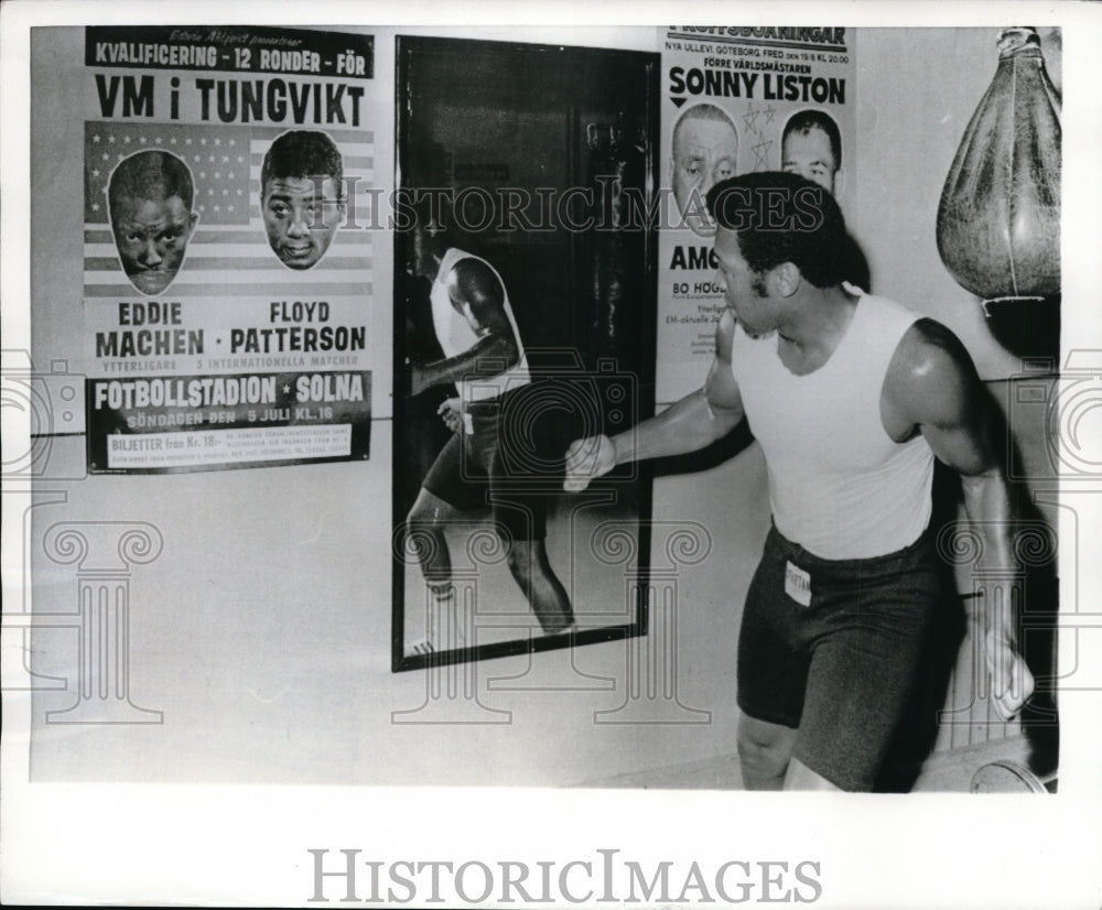 1968 Press Photo Boxer Jimmy ellis for bout with Floyd Patterson - nes27222 - Historic Images