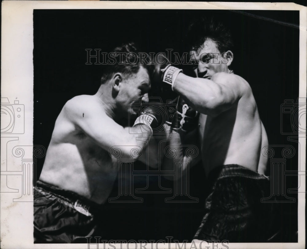 1944 Press Photo NYC Lee Savold vs Joe Baksi - nes27655 - Historic Images