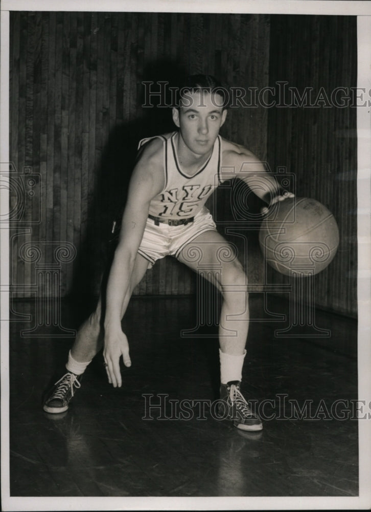 1939 Press Photo NYC Ed Watson guard of NYU basketball - nes28422 - Historic Images