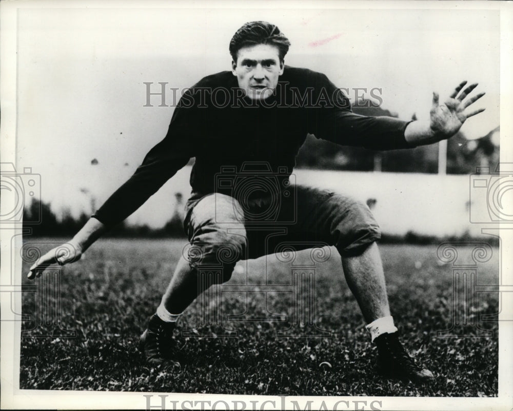 1941 Press Photo Pillman Wash Nick Susoeff star passer for Wash State- Historic Images