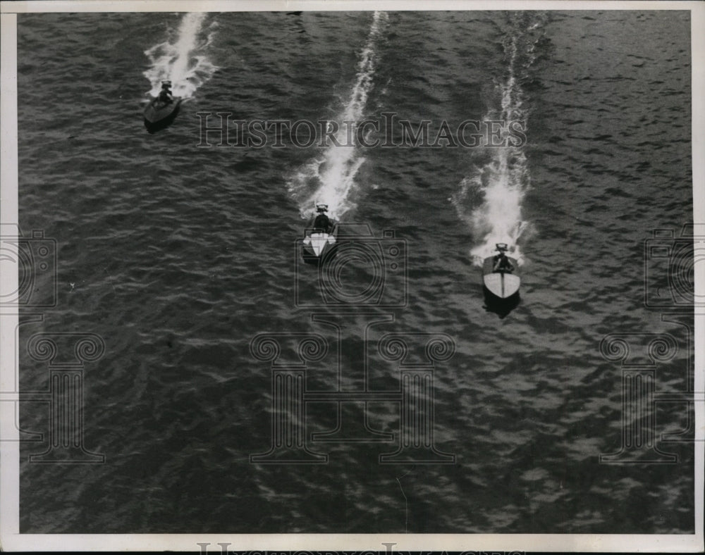 1934 Press Photo Start of Class C race at National Outboard Motorboat Event- Historic Images