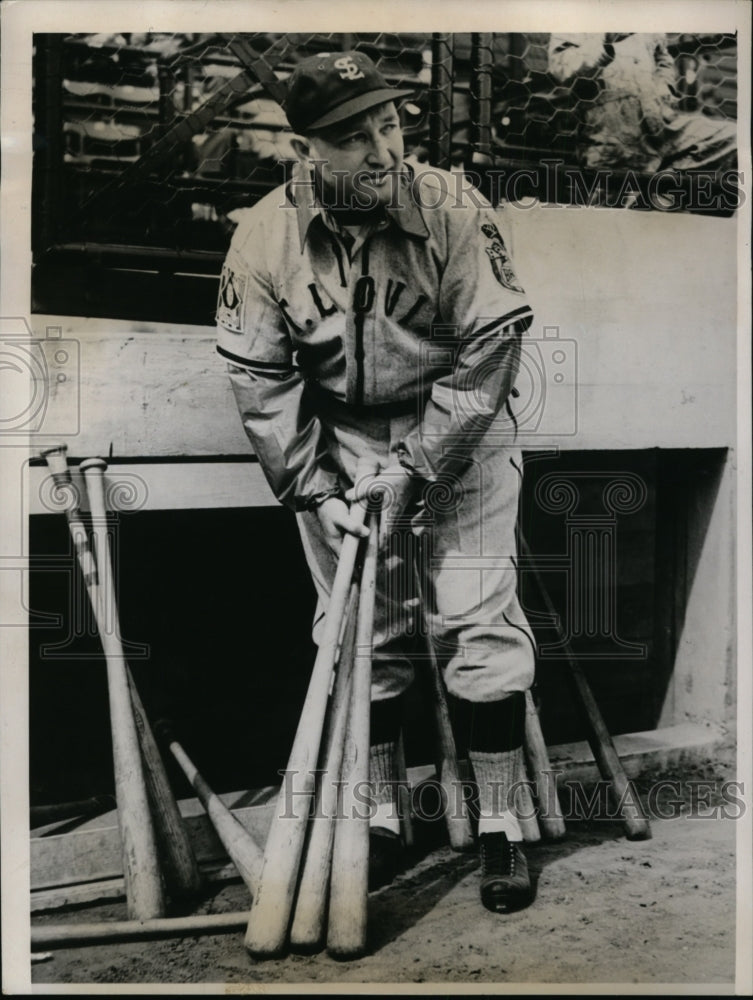 1939 Press Photo San Antonio Tex manager Fred Haney of St Louis Browns - Historic Images