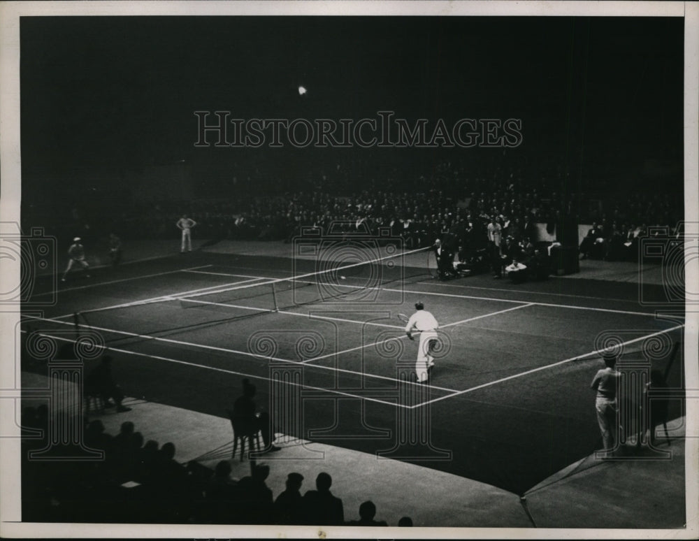 1936 Press Photo Singles match between Lester Stoeffen &amp; Ellsworth Vines- Historic Images