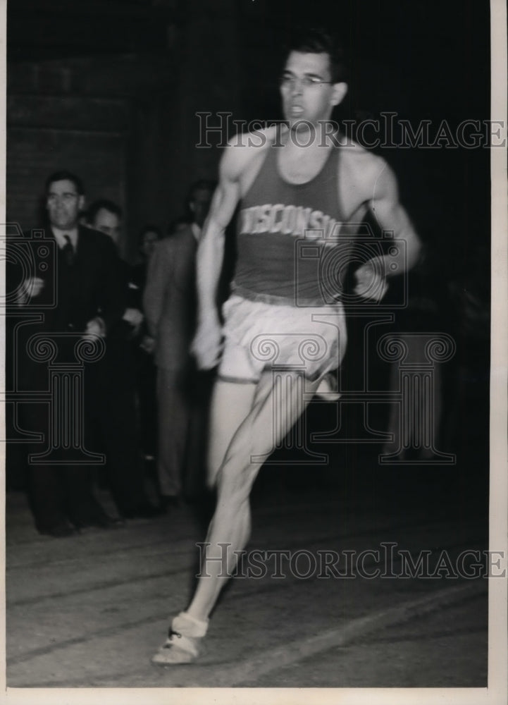 1940 Press Photo Charles Fenske sets three quarter mile record - nes31406- Historic Images