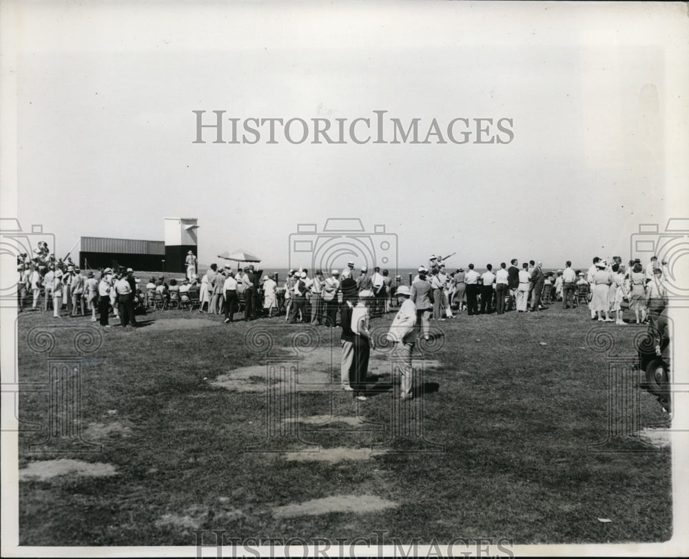 1939 Press Photo Great Eastern Skeet Shoot at Remington Gun Club - nes33505 - Historic Images