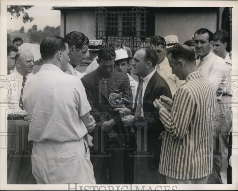 1939 Press Photo PGA tournament argument Horton Smith, Dick Metz - nes35428 - Historic Images