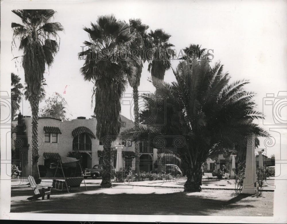 1946 Press Photo Autoria Guest Lodge leased by NY Giants for spring training- Historic Images