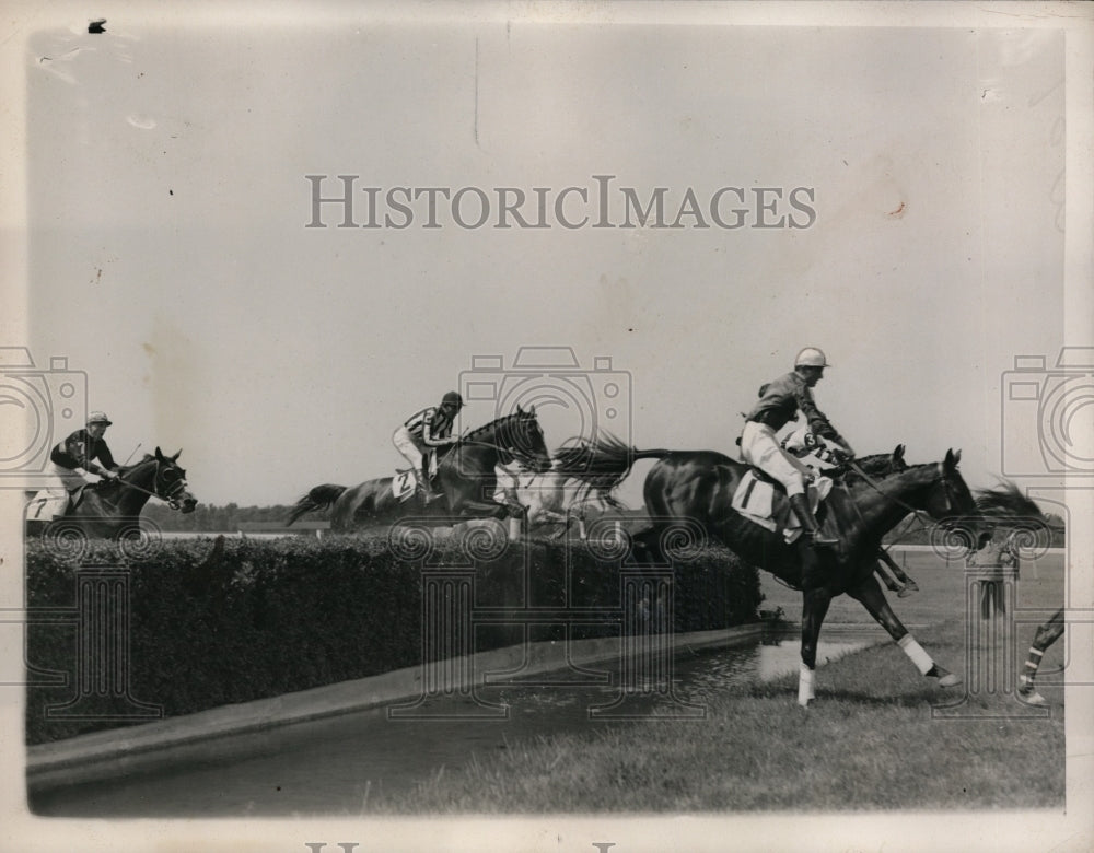 1936 Press Photo Herculoid Steeplechase won by What Have you, Chalice 2nd- Historic Images