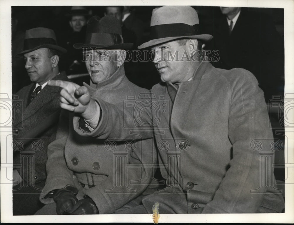 1935 Press Photo Art The Great Shirer &amp; Clark Griffith owner of Senators in DC- Historic Images