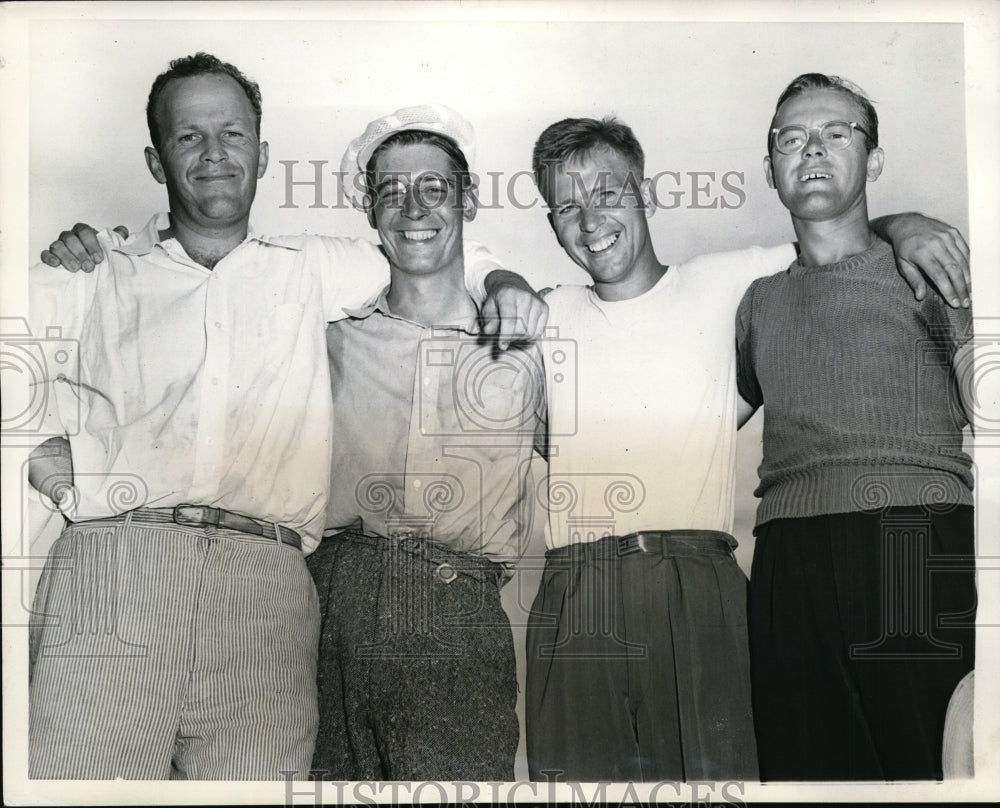 1941 Press Photo Publinx golf tournament William Welch, Jack Kearns - nes40445 - Historic Images