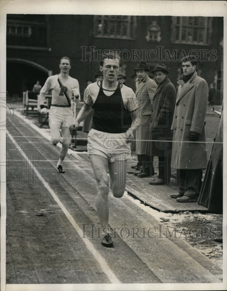 1939 Press Photo John Dresinger Jr U of PA vs Weymouth Kirkland of Princeton - Historic Images