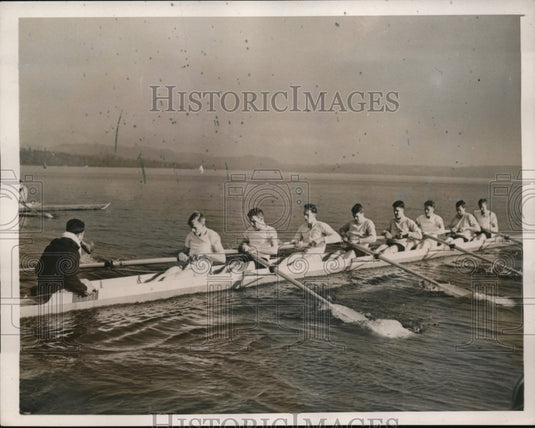 1940 Press Photo U of Washington varsity crew Fred Colbert, Ted Garhart- Historic Images