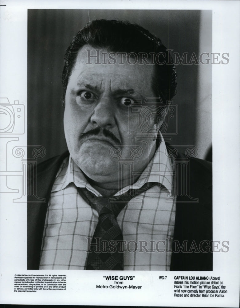 1986 Captain Lou Albana in Wise Guys from MGM-Historic Images