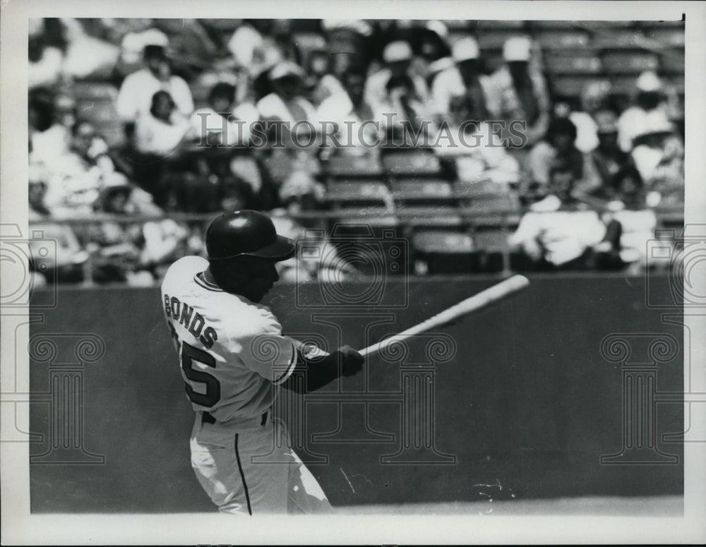 1973 Press Photo Bobby Bonds of San Francisco Giants at bat - nes45952- Historic Images