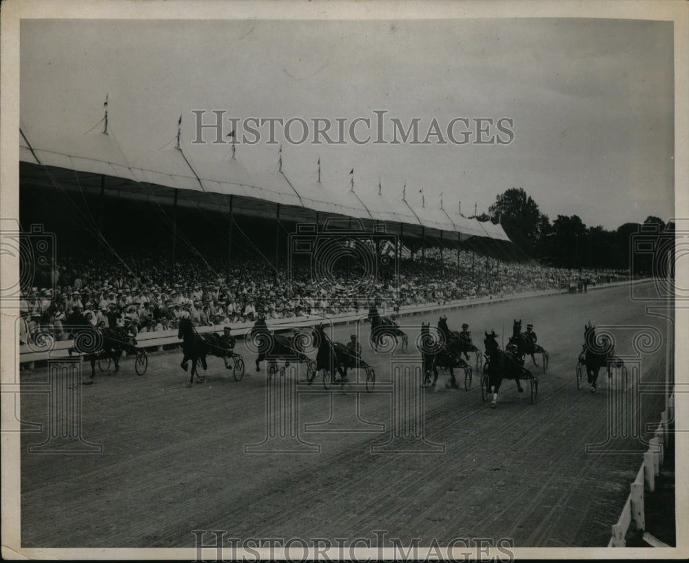 1939 Press Photo Hambletonian race at Good Time Park in Goshen NY- Historic Images