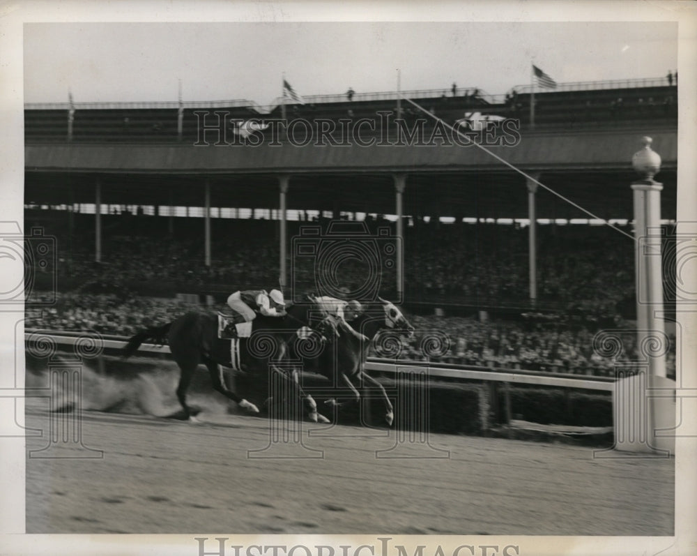 1939 Press Photo Widener course Handicap won by Rough Time, Golden Voyage - Historic Images