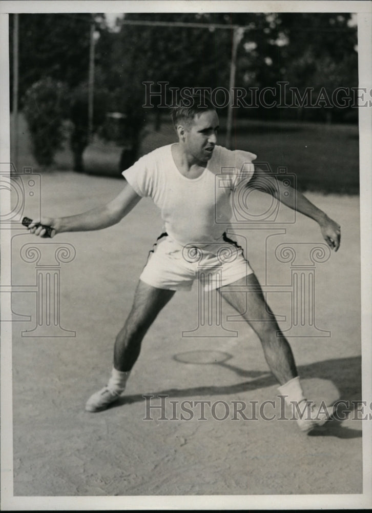 1938 Press Photo Rhett Dupont at NYC Golf &amp; Tennis tournament - nes49271 - Historic Images