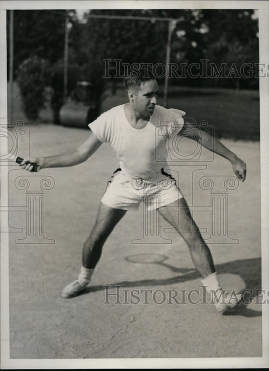1938 Press Photo Rhett Dupont at NYC Golf & Tennis tournament - nes49271 - Historic Images