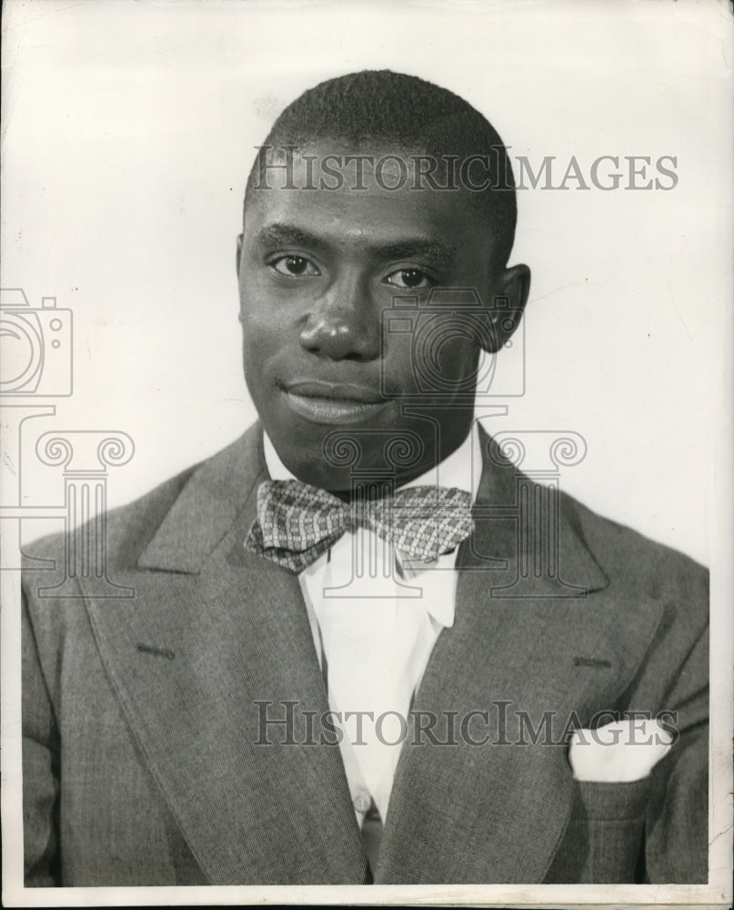 1950 Press Photo Richard A Huston named football coach at Toledo U- Historic Images