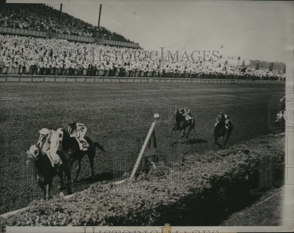 1933 Press Photo Inlander wins the Arlington Classic at Arlington race track - Historic Images