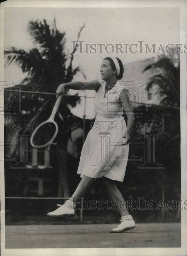1933 Press Photo Tennis player Lois Jaques, Wisconsin women's singles champion - Historic Images